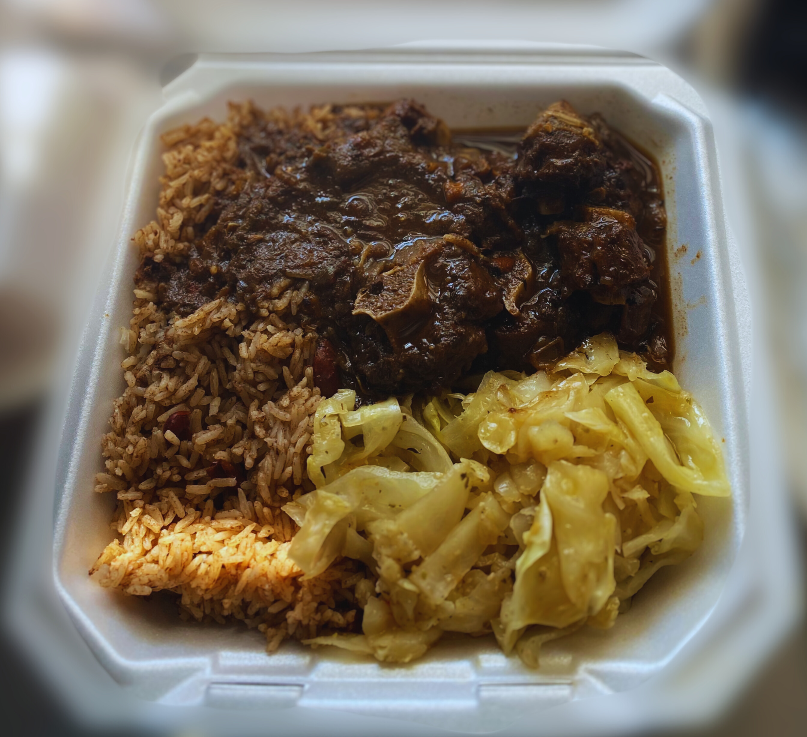 Oxtail & Beans Plate